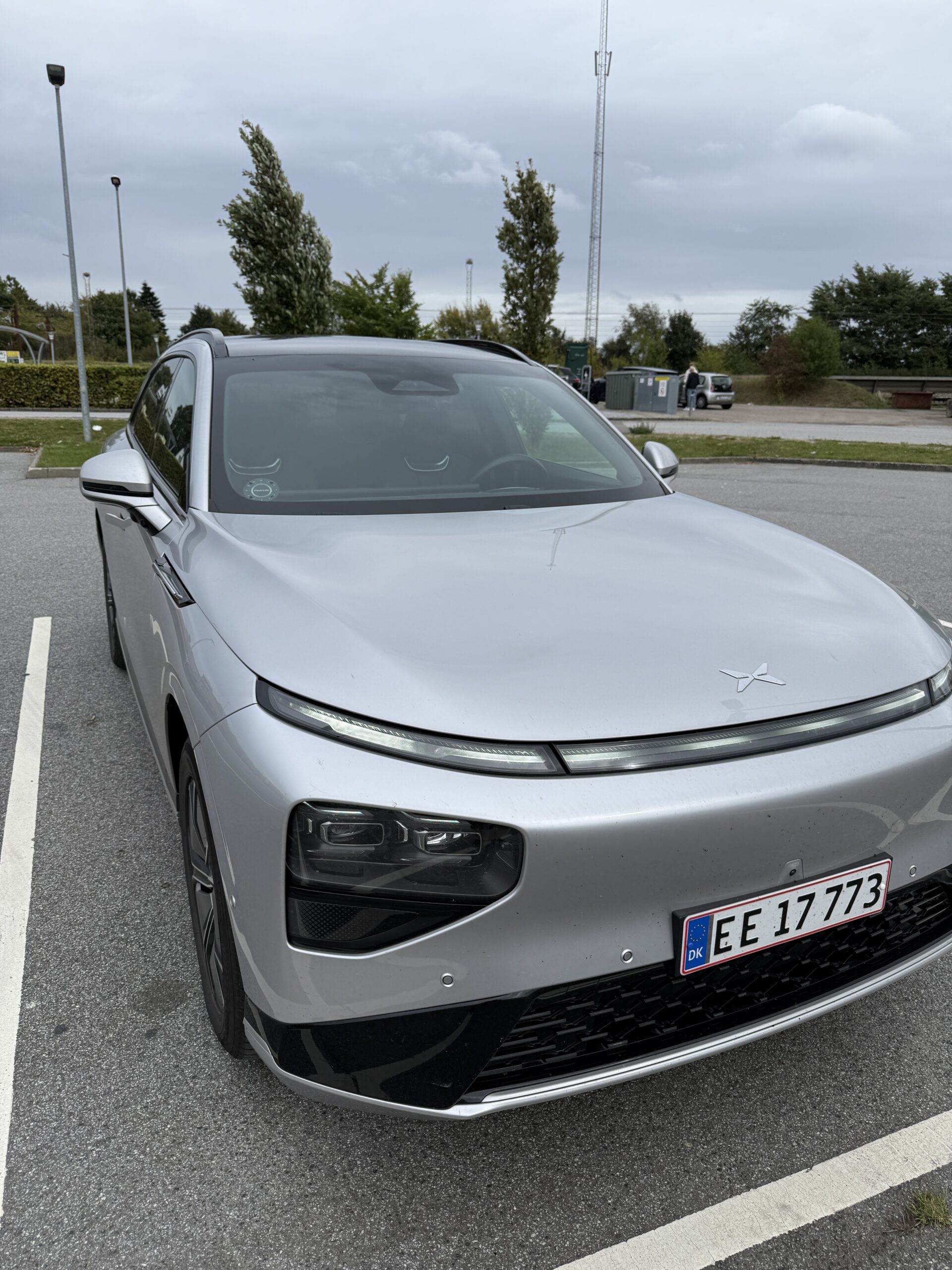 Park Life elektronisk p-skive set inde fra XPENG G9